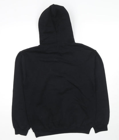 Preloved Gildan Womens Black Cotton Pullover Hoodie Size S Pullover - Scotland - Back