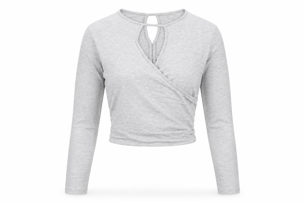 NEXT Womens Grey Striped Modal Basic T-Shirt Size S Round Neck - Cut Out