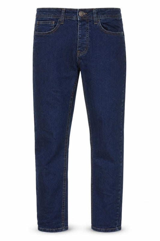 Denim & Co. Mens Blue Cotton Straight Jeans Size 30 in L30 in Slim Button
