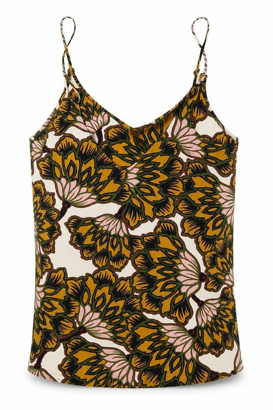 River Island Womens Multicoloured Floral Polyester Camisole Tank Size 6 V-Neck