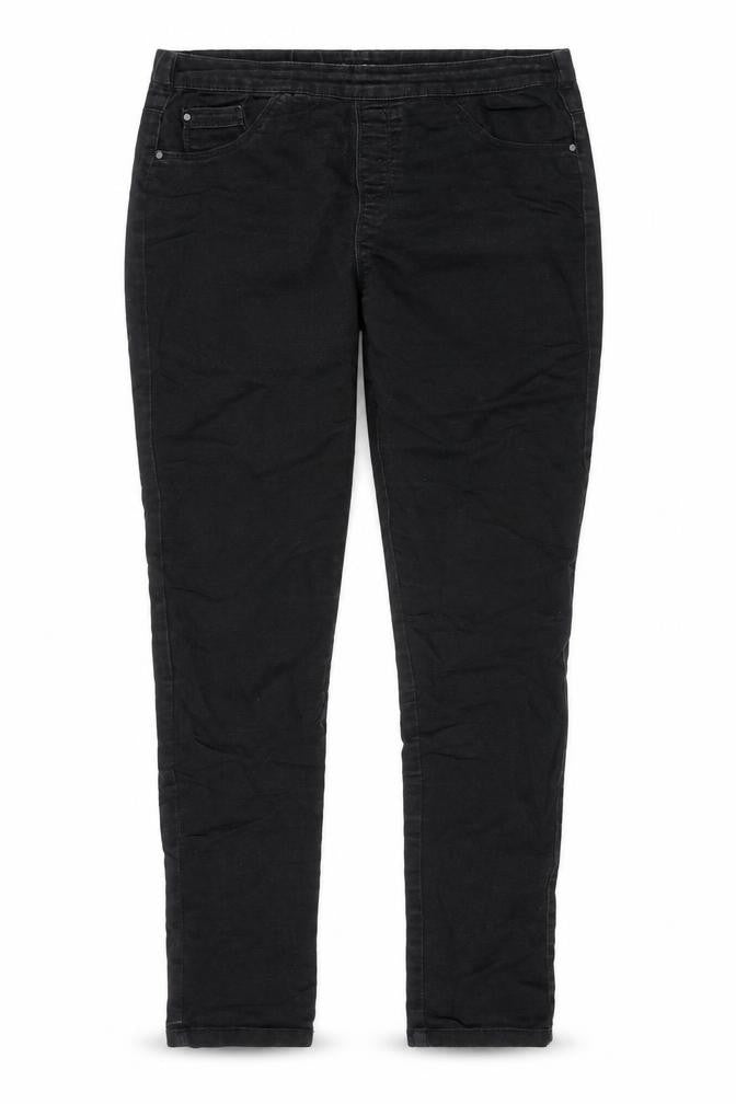 Peacocks Womens Black Cotton Skinny Jeans Size 12 L28 in Regular