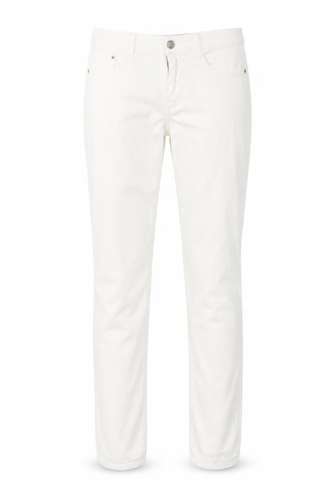 Zara Womens White Cotton Skinny Jeans Size 6 L30 in Regular Zip