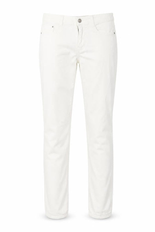 Zara Womens White Cotton Skinny Jeans Size 6 L30 in Regular Zip