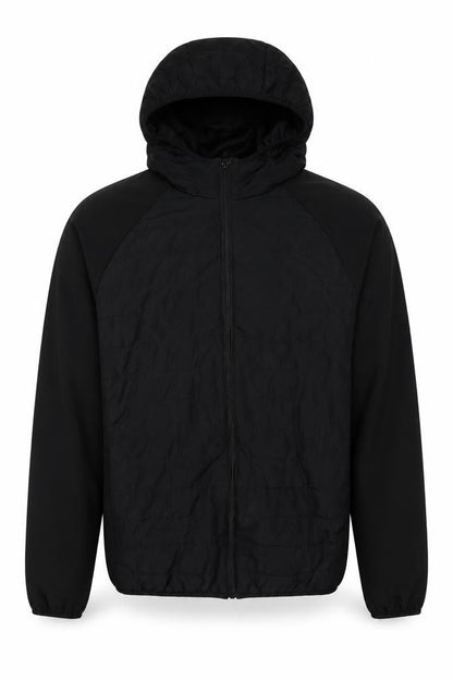 Alpha One Mens Black Windbreaker Jacket Size M Zip