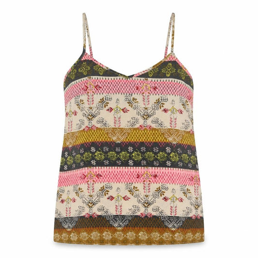 NEXT Womens Multicoloured Geometric Polyester Camisole Blouse Size 8 Sweetheart