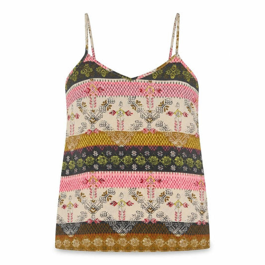 NEXT Womens Multicoloured Geometric Polyester Camisole Blouse Size 8 Sweetheart