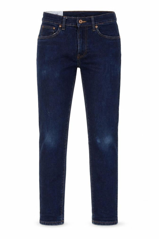 H&M Mens Blue Cotton Skinny Jeans Size 31 in L32 in Regular Button