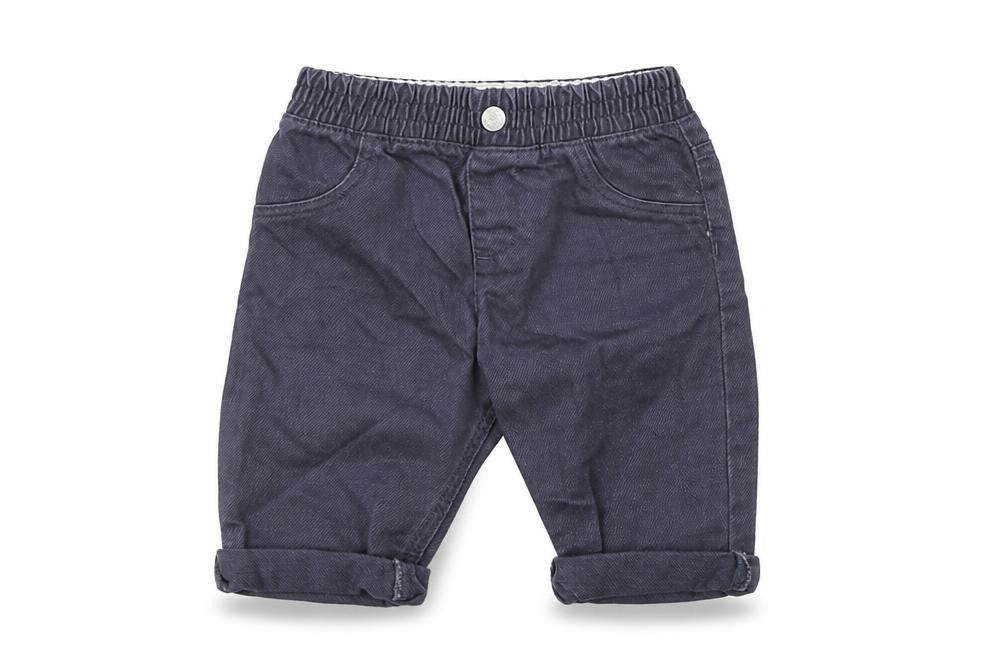 Marks & Spencer Boys Grey Cotton Cropped Jeans Size 3-6 Months Pullover