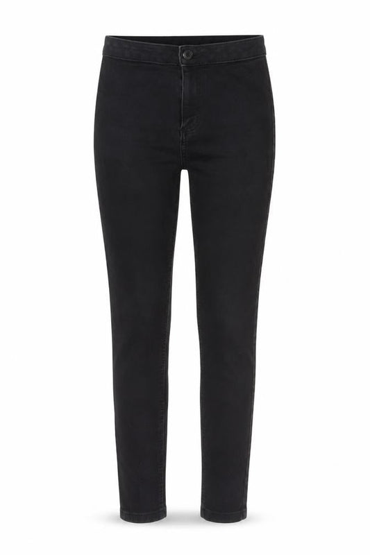 Marks & Spencer Womens Black Cotton Jegging Jeans Size 10 L26 in Regular Button