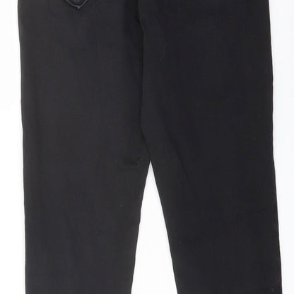 Marks & Spencer Womens Black Cotton Jegging Jeans Size 10 L26 in Regular Button
