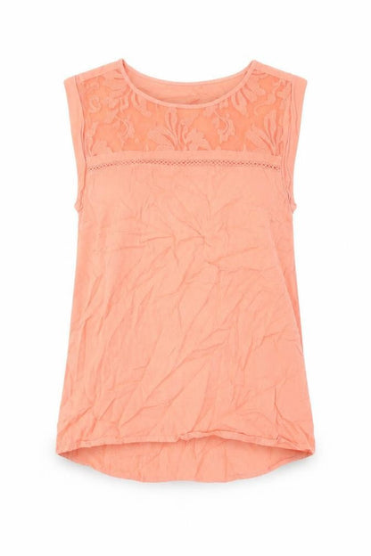Oasis Womens Pink Viscose Basic Tank Size 8 Round Neck