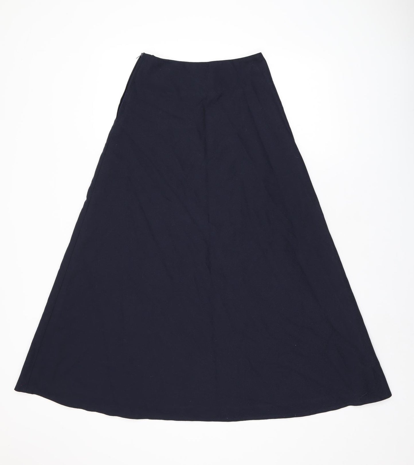 Stevensons Womens Blue Polyester Flare Skirt Size 24 in Zip