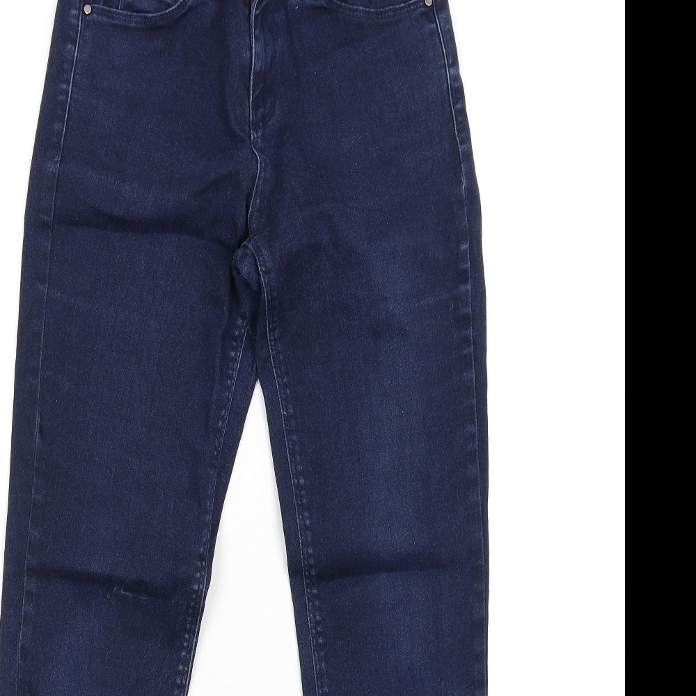 Blue 73 Womens Blue Cotton Skinny Jeans Size 10 L30 in Regular Zip