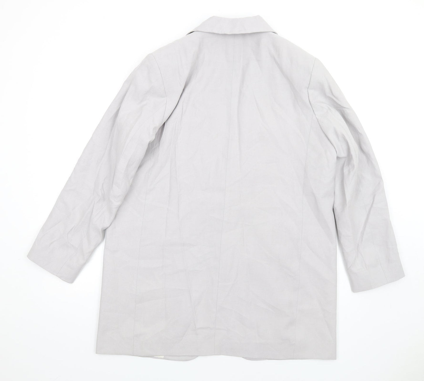 H&M Mens Grey Jacket Blazer Size M Button