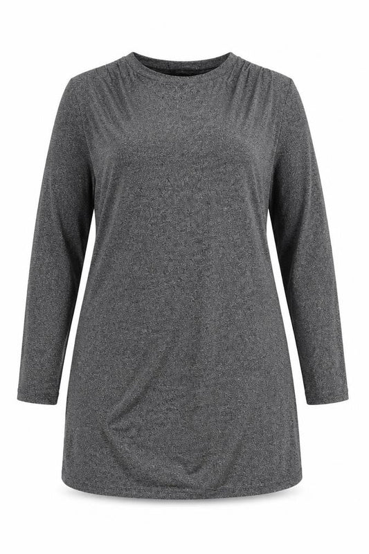 Marks & Spencer Womens Silver Polyamide A-Line Size 20 Round Neck Pullover