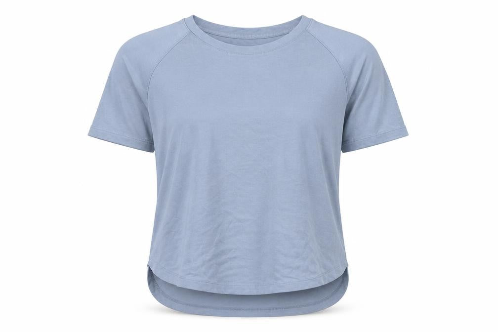 ESPRIT Womens Blue Polyester Pullover T-Shirt Size XS Round Neck Pullover