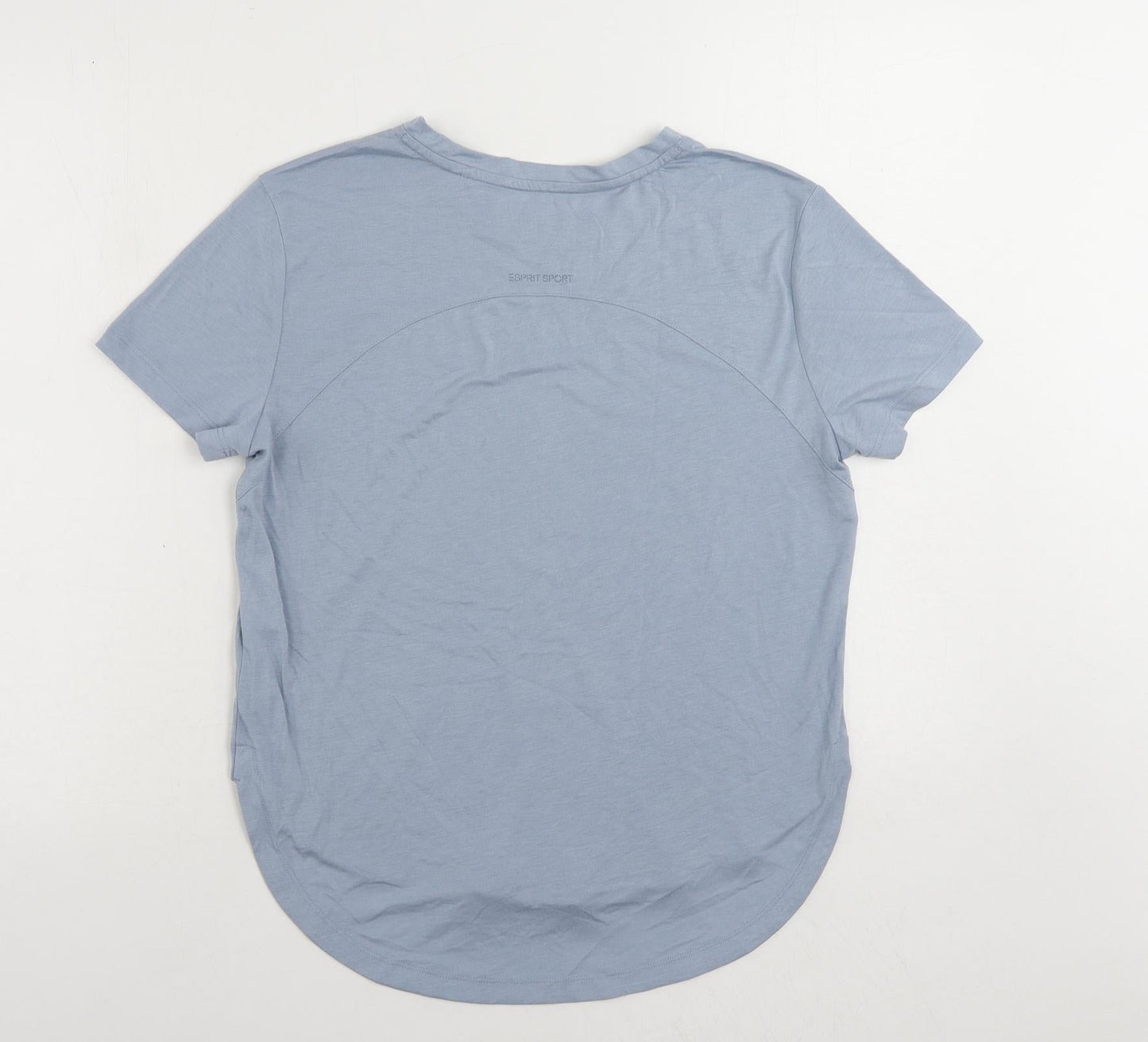 Esprit Womens Blue Polyester Pullover T-Shirt Size XS Round Neck Pullover