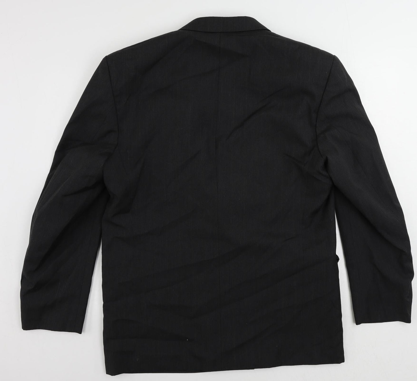 Horne Mens Black Polyester Jacket Suit Jacket Size 42 Regular