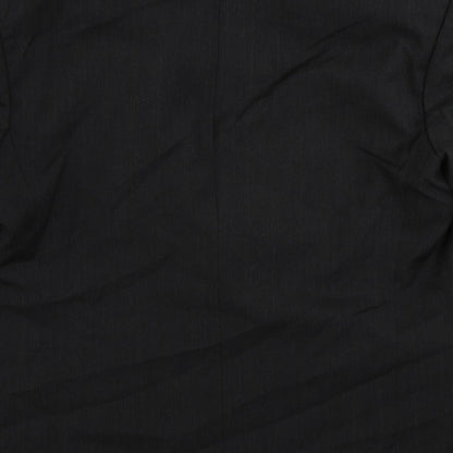 Horne Mens Black Polyester Jacket Suit Jacket Size 42 Regular