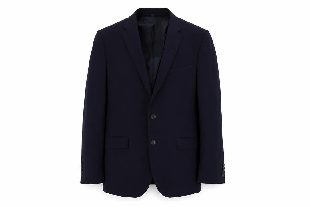 Marks & Spencer Mens Blue Polyester Jacket Suit Jacket Size 46 Regular