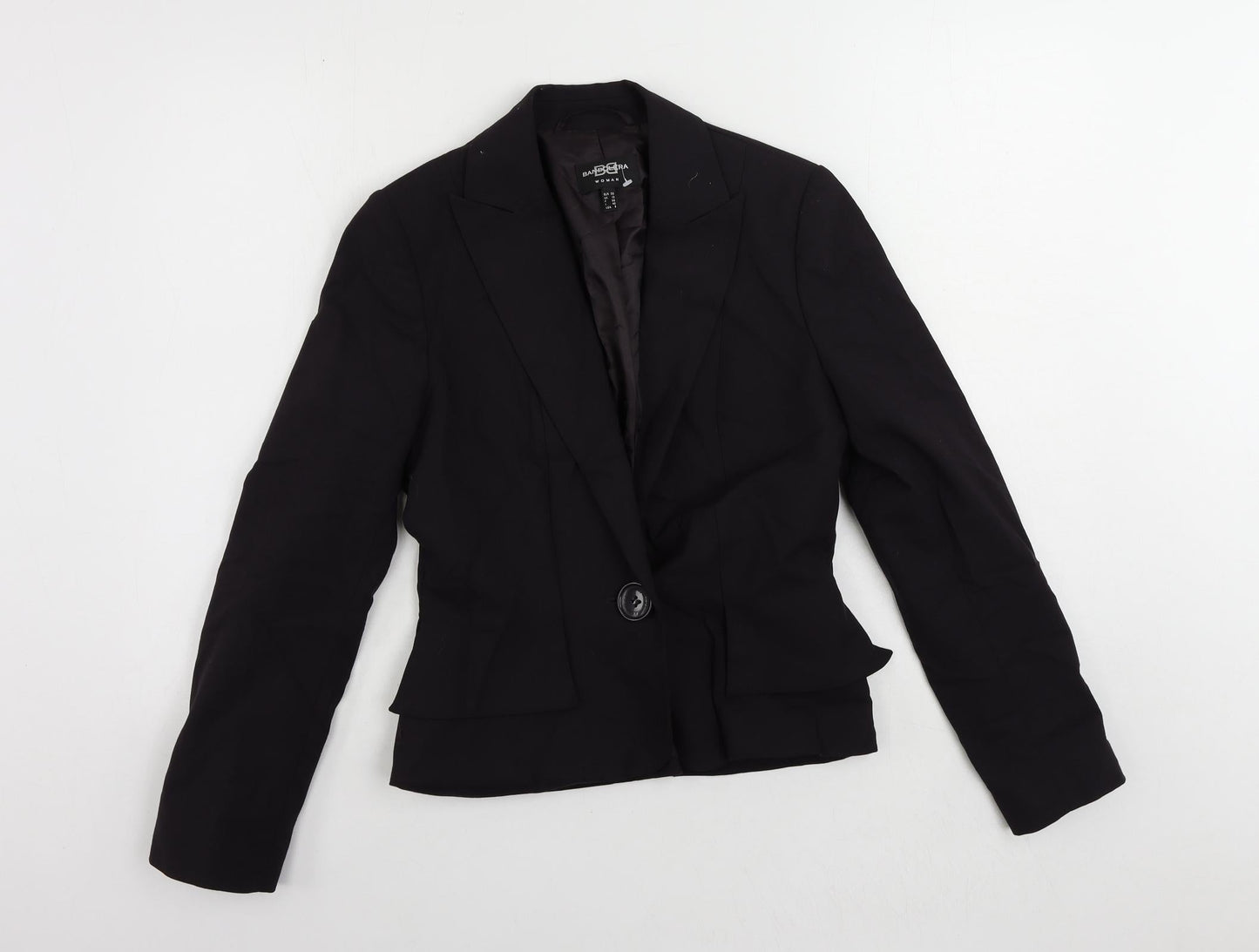 Bandolera Womens Blue Jacket Blazer Size 10 Button