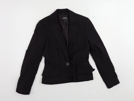 Bandolera Womens Blue Jacket Blazer Size 10 Button