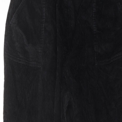 Classics Womens Black Cotton Trousers Size 20 L24 in Regular