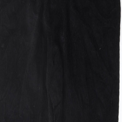 Classics Womens Black Cotton Trousers Size 20 L24 in Regular