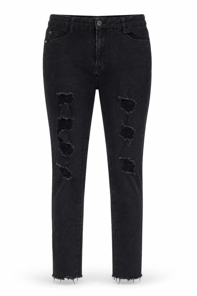 Missguided Womens Black Cotton Skinny Jeans Size 12 L29 in Regular Button