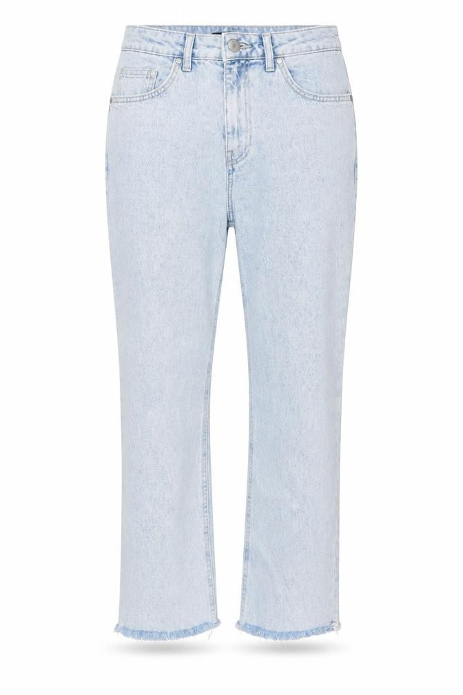 George Womens Blue Cotton Straight Jeans Size 10 L25 in Regular Button