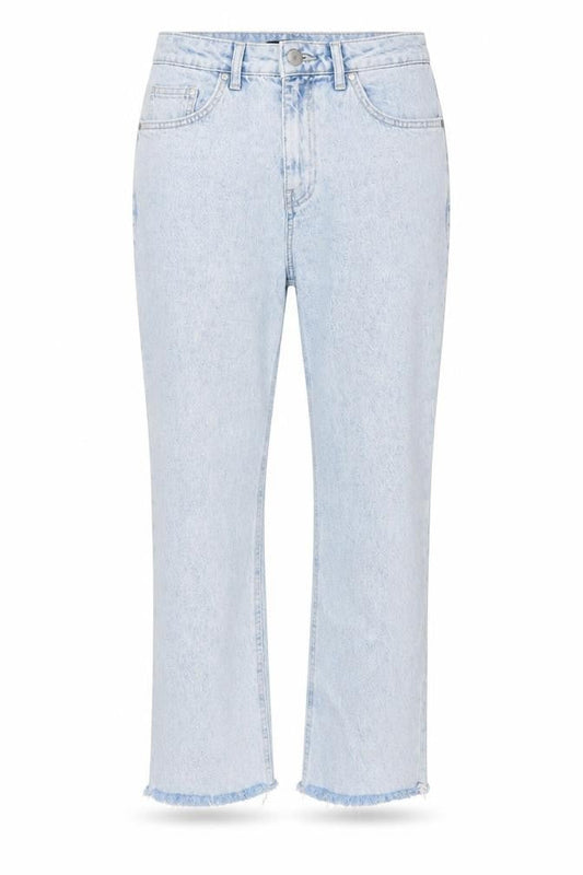 George Womens Blue Cotton Straight Jeans Size 10 L25 in Regular Button