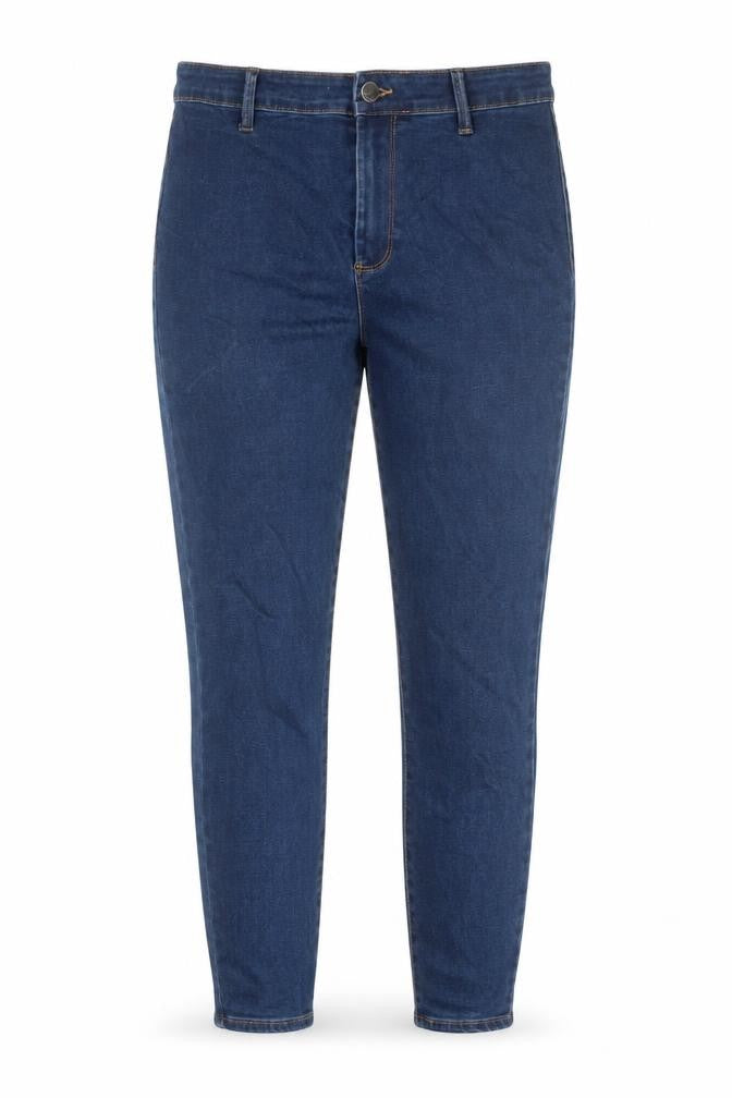 Denim & Co. Womens Blue Cotton Jegging Jeans Size 12 L25 in Regular Button