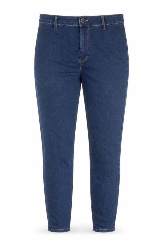 Denim & Co. Womens Blue Cotton Jegging Jeans Size 12 L25 in Regular Button