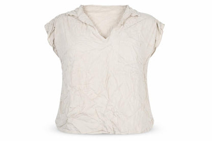Per Una Womens Beige Cupro Basic Blouse Size 20 V-Neck