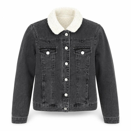 Topshop Womens Black Jacket Size 8 Button
