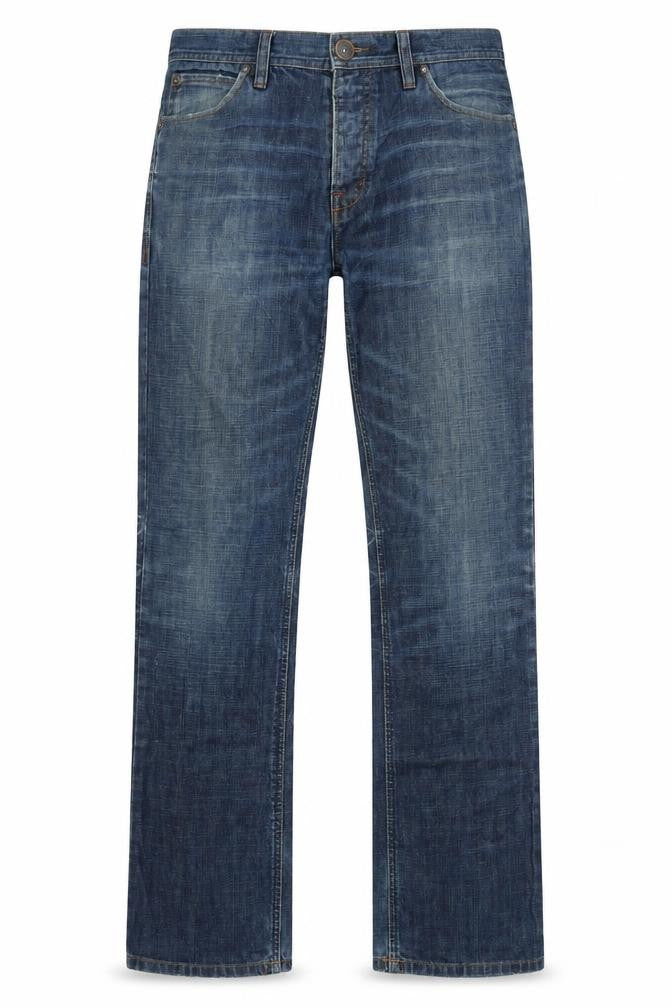 Parallel Womens Blue Cotton Straight Jeans Size 32 in L32 in Regular Zip