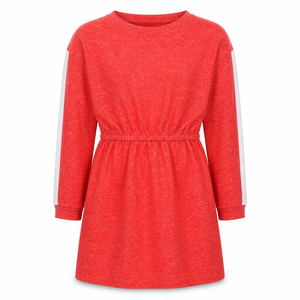 Marks & Spencer Girls Red Viscose A-Line Size 14-15 Years Round Neck Pullover