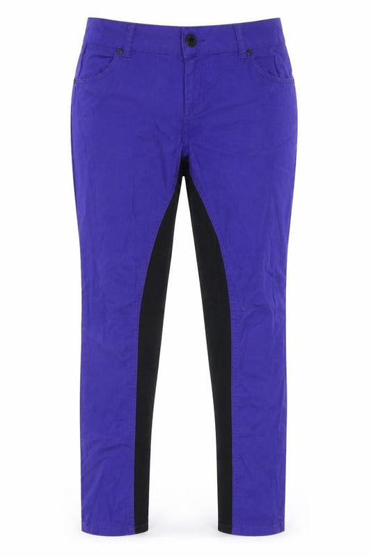 Internacionale Womens Blue Cotton Skinny Jeans Size 14 L29 in Regular Zip