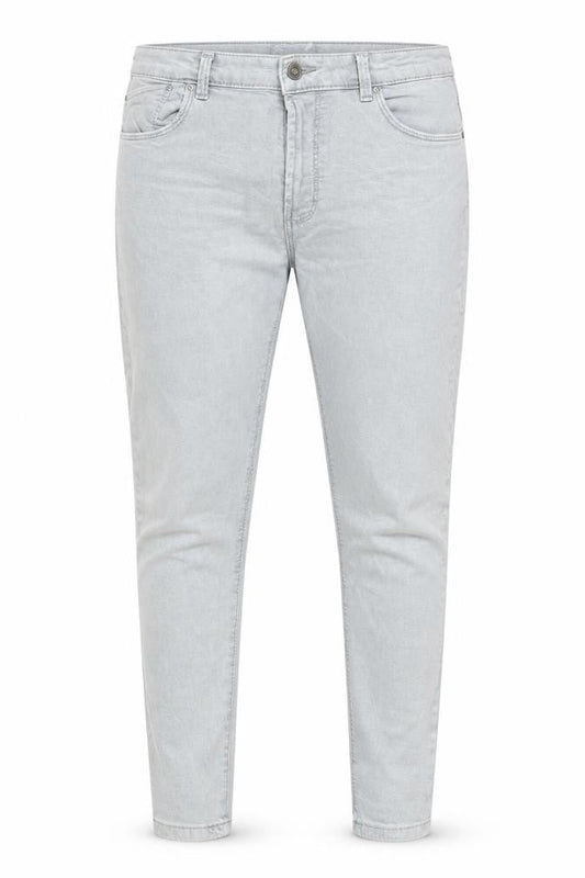 Bershka Womens Grey Cotton Skinny Jeans Size 14 L28 in Regular Zip - Pockets