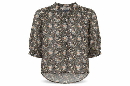 Bonobo Womens Multicoloured Floral Polyester Basic Blouse Size XS V-Neck