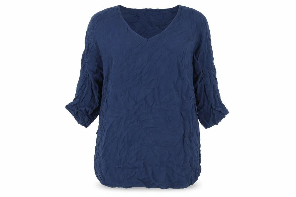 VERO MODA Womens Black Viscose Basic Blouse Size XL V-Neck