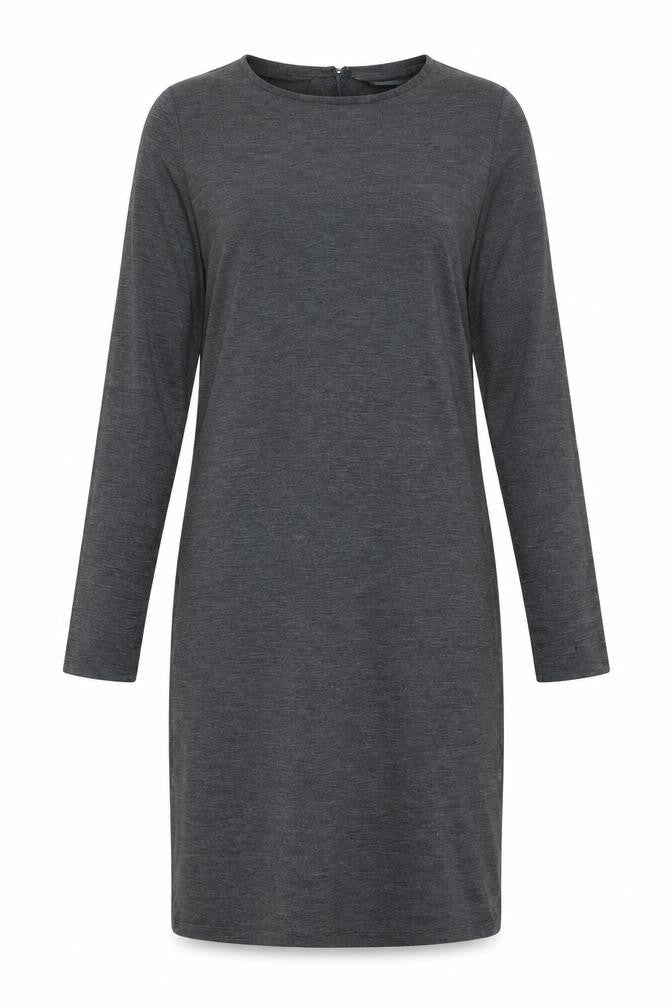 Zara Womens Grey Polyester Bodycon Size L Round Neck Pullover