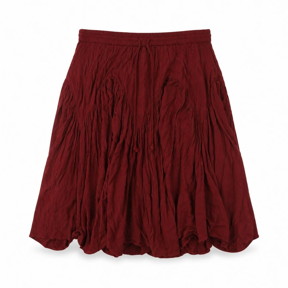 Marks & Spencer Womens Brown Viscose Swing Skirt Size 10