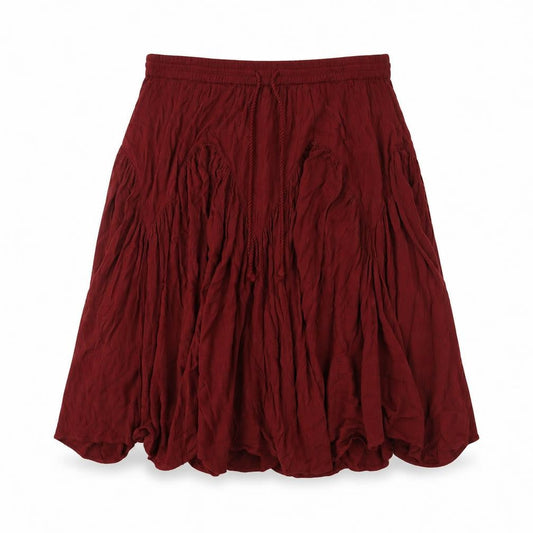 Marks & Spencer Womens Brown Viscose Swing Skirt Size 10