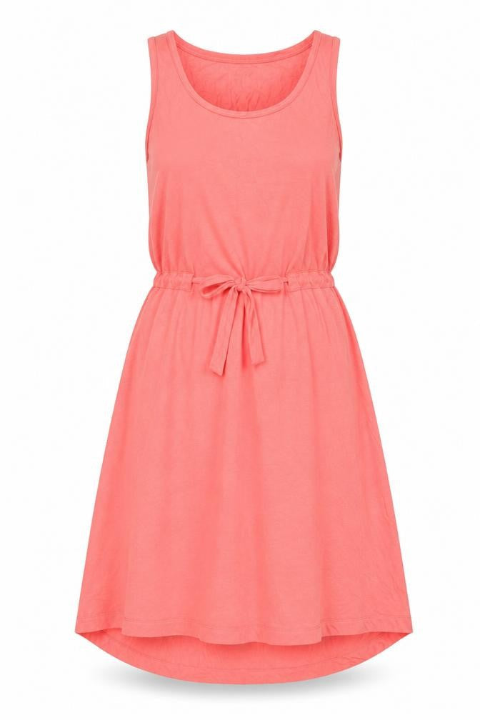 Gap Womens Pink Viscose A-Line Size S Scoop Neck Drawstring