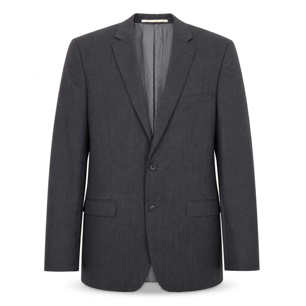 French Connection Mens Grey Wool Jacket Blazer Size 44 Regular