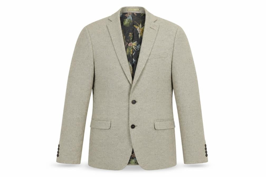 Limehaus Mens Beige Wool Jacket Blazer Size 40 Regular