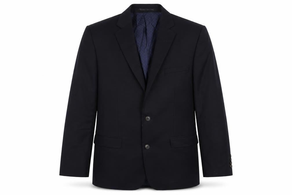 French Connection Mens Blue Polyester Jacket Suit Jacket Size 38 Regular