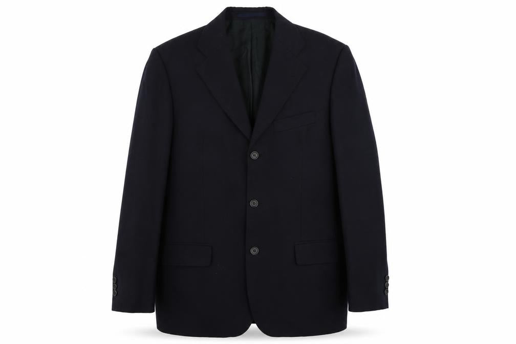 REMUS Mens Blue Polyester Jacket Suit Jacket Size 38 Regular
