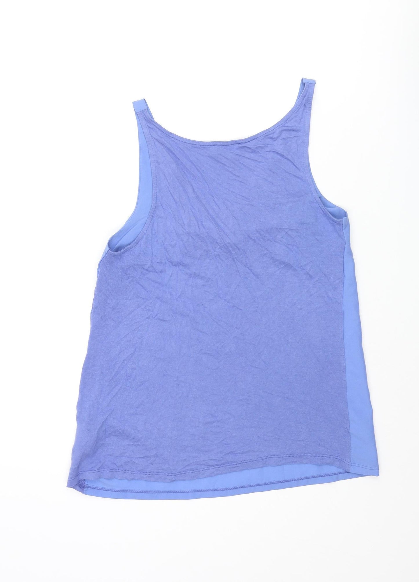 Warehouse Womens Blue Polyester Camisole Blouse Size 10 V-Neck